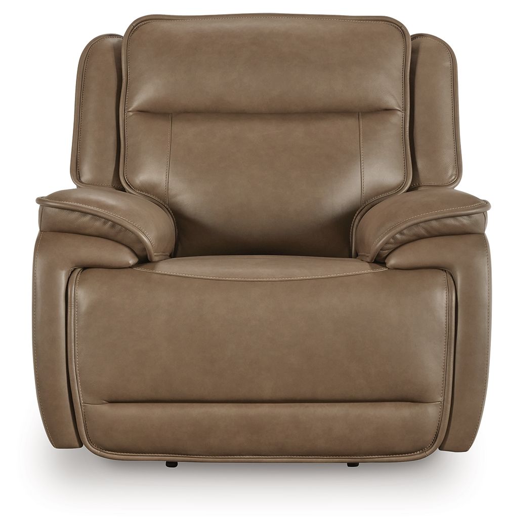 Glencroft - Sofá reclinable eléctrico / Reposacabezas ajustable - Sahara