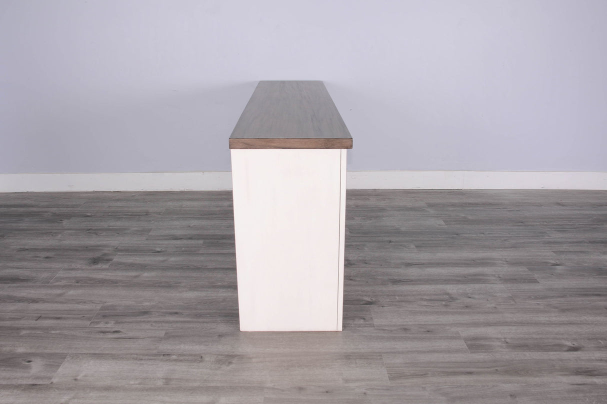 76" Media Console With Electric Fireplace