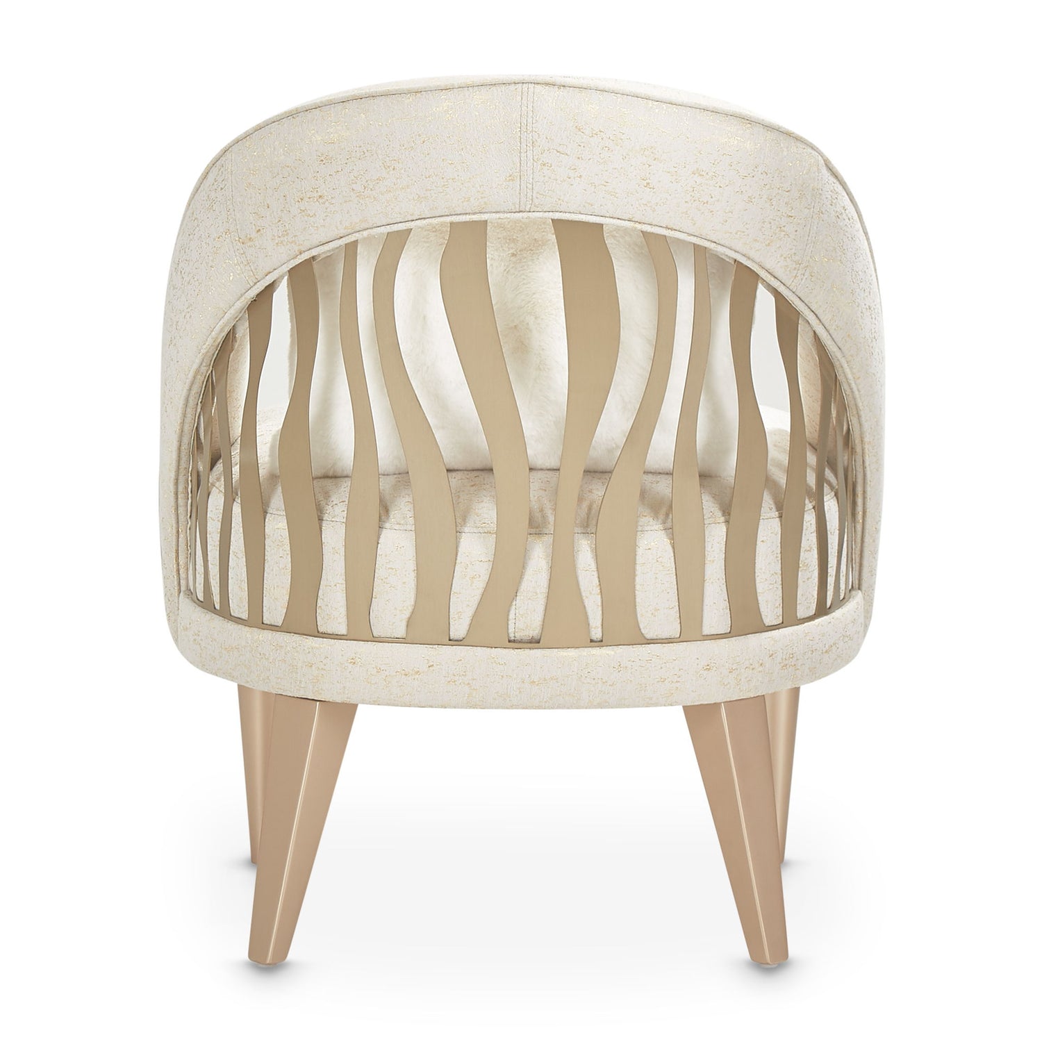 La Rachelle - Flame Chair - Gold Rush / Champagne
