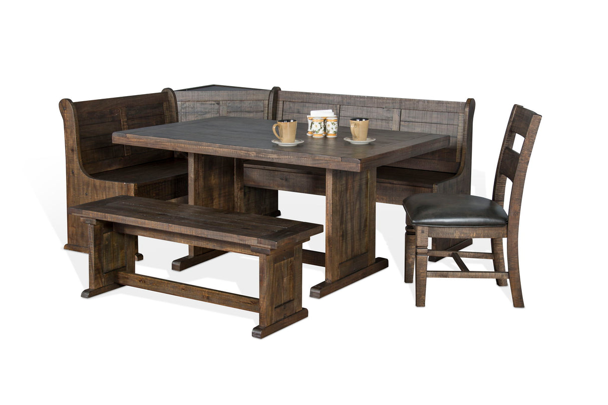 Homestead - Wood Side Bench - Tobacco Leaf