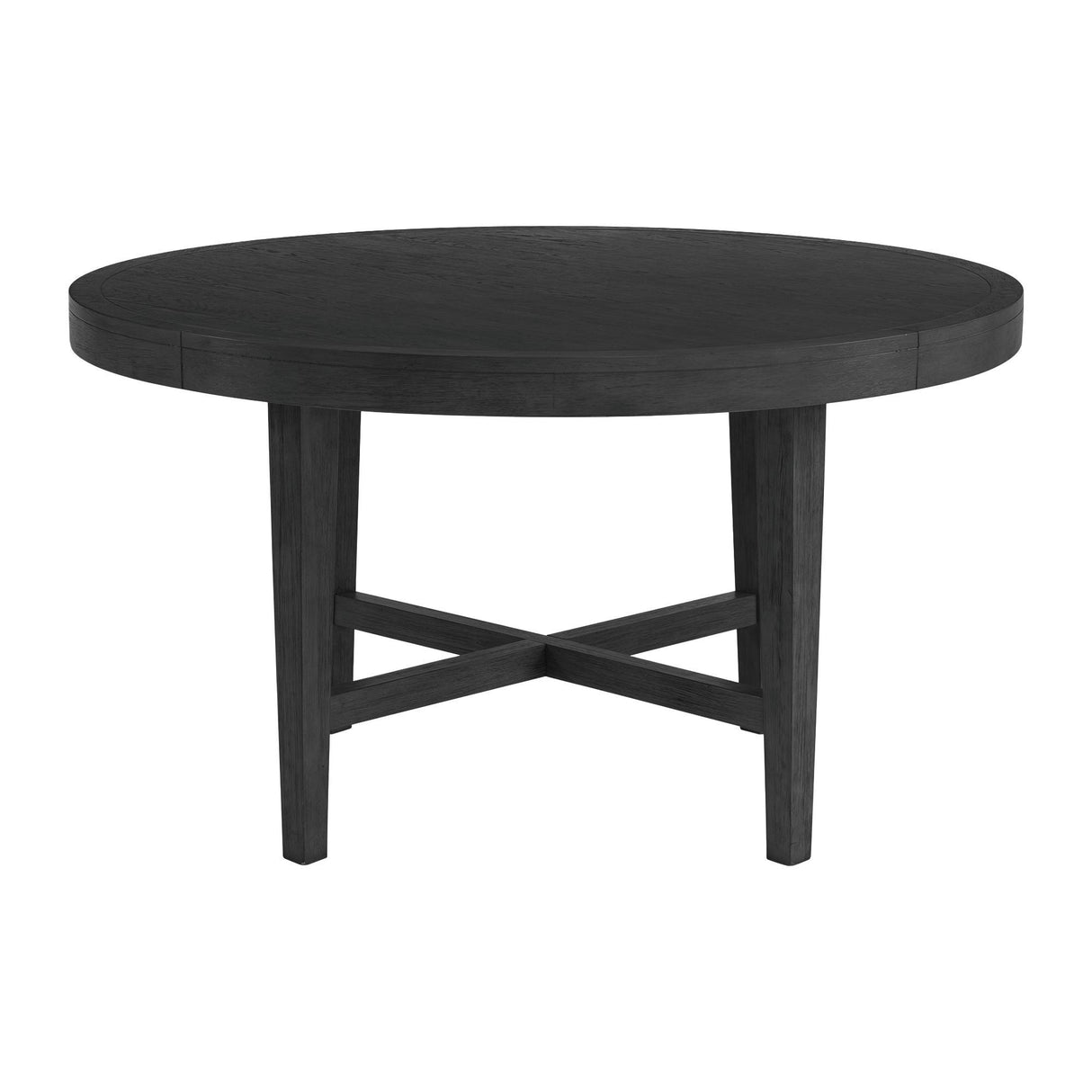 Versailles - Mesa de comedor redonda contemporánea - Negro