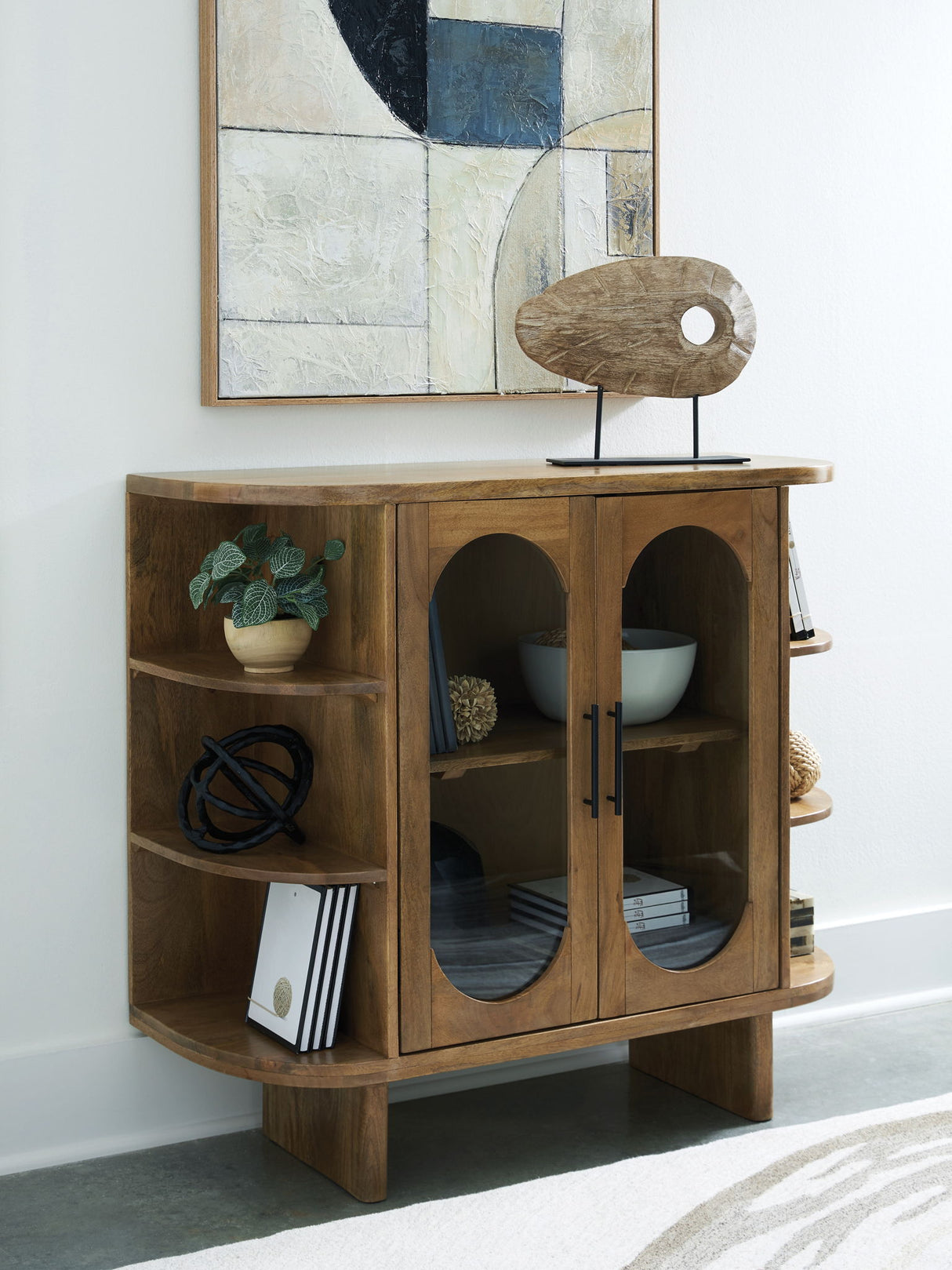 Niall - Mueble decorativo - Marrón claro