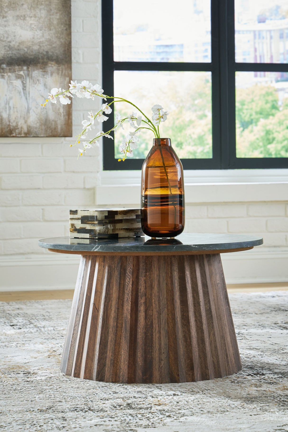 Ceilby - Mesa de centro Accent - Negro/Marrón