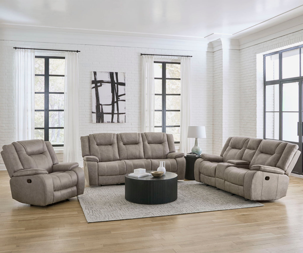 Blake - Reclining Sofa - Desert Taupe