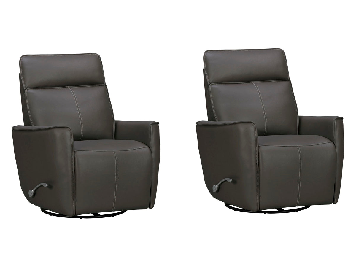 Roxy - Sillón reclinable giratorio manual y deslizante