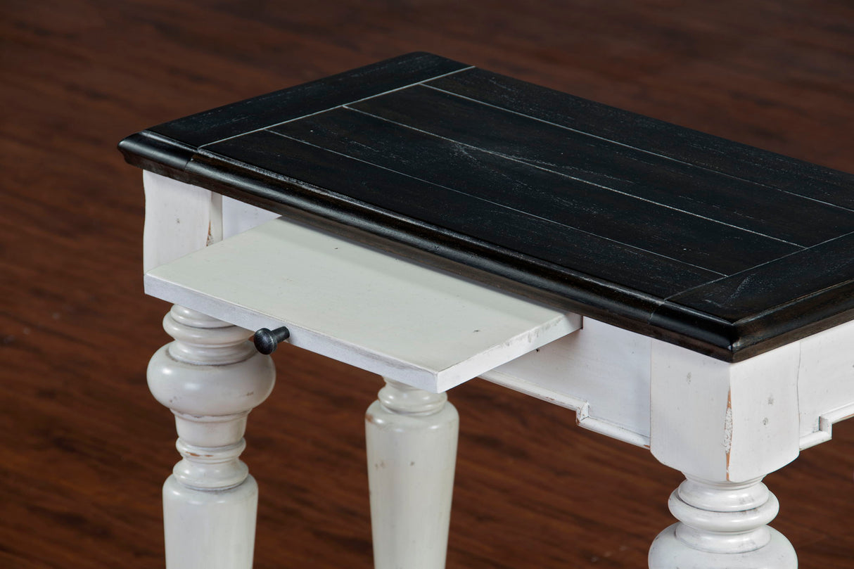 Carriage House - Coffee Table - Cottage White / Europen Dark