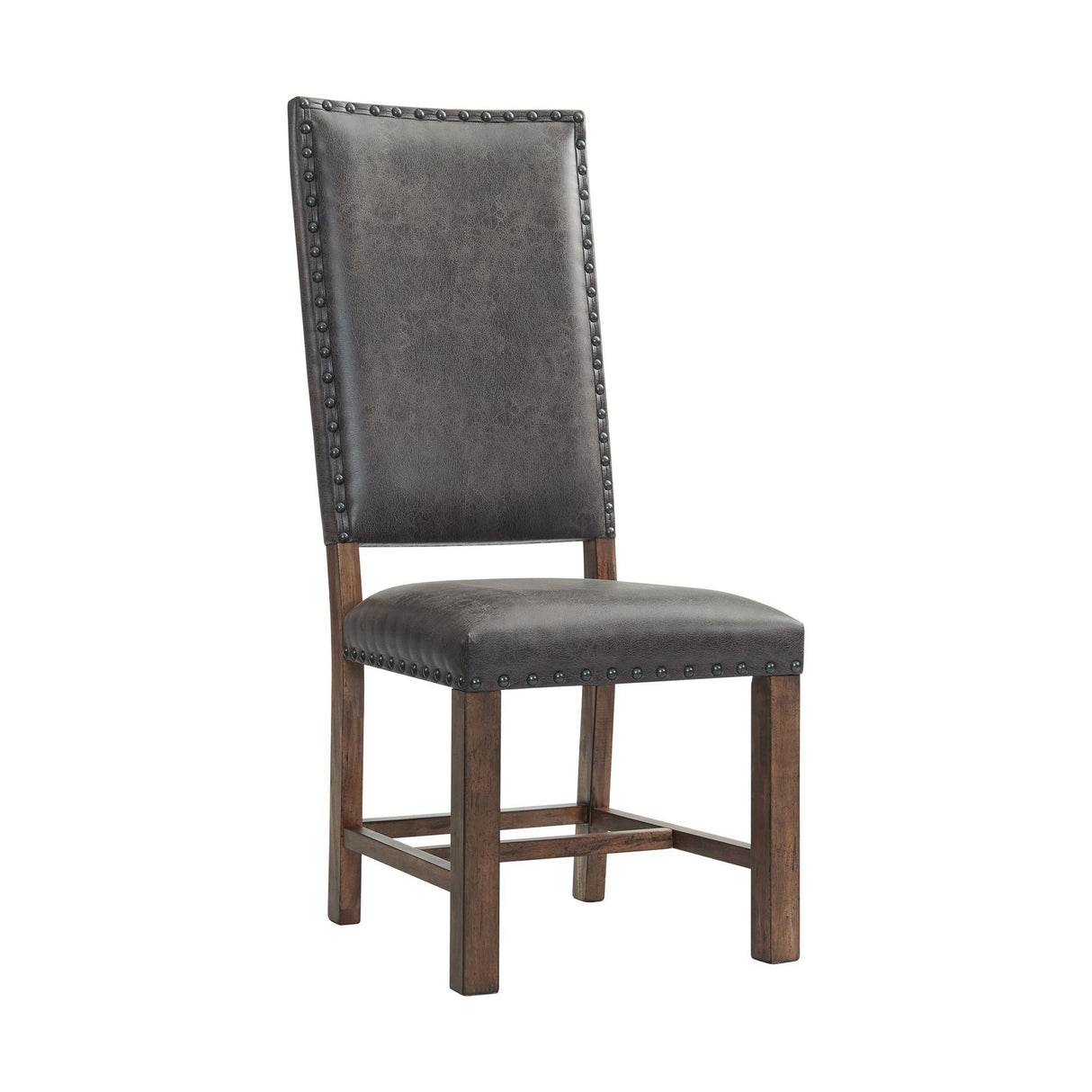 Gramercy - Silla de comedor de respaldo alto (juego de 2) - Chocolate