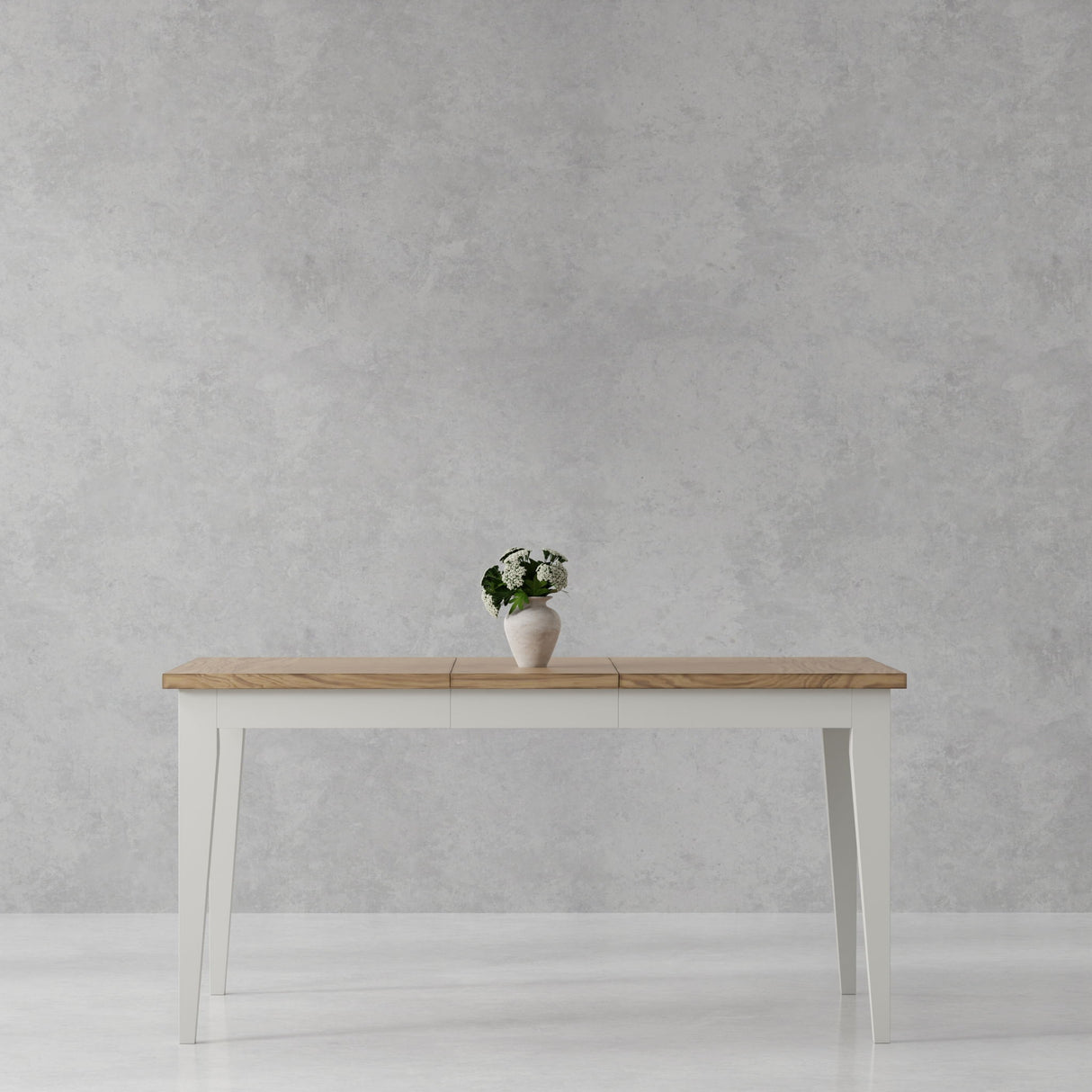 Americana Modern Dining - Rectangular Extendable Dining Table With 6 Upholstered Dining Chairs - Cotton alternate view 4