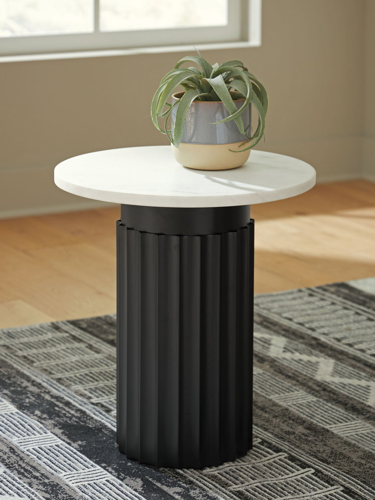 Wainstone - Mesa auxiliar - Negro / Blanco