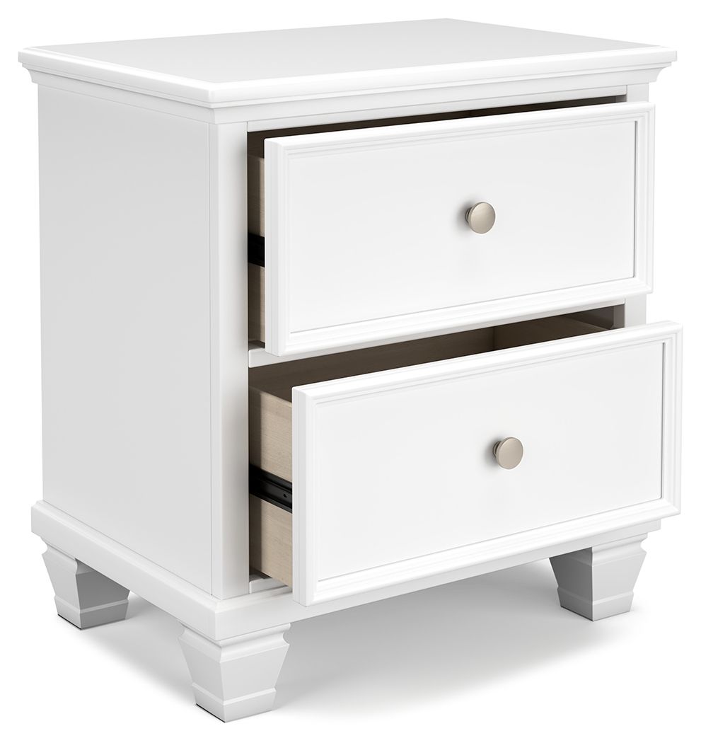 Fortman - Two Drawer Night Stand - White