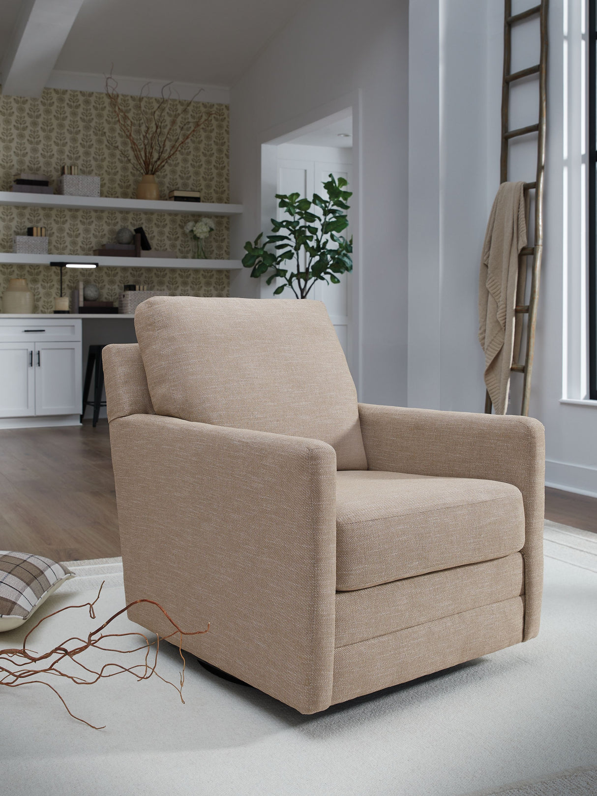 Freybourne Next-Gen Nuvella - Sillón giratorio de acento