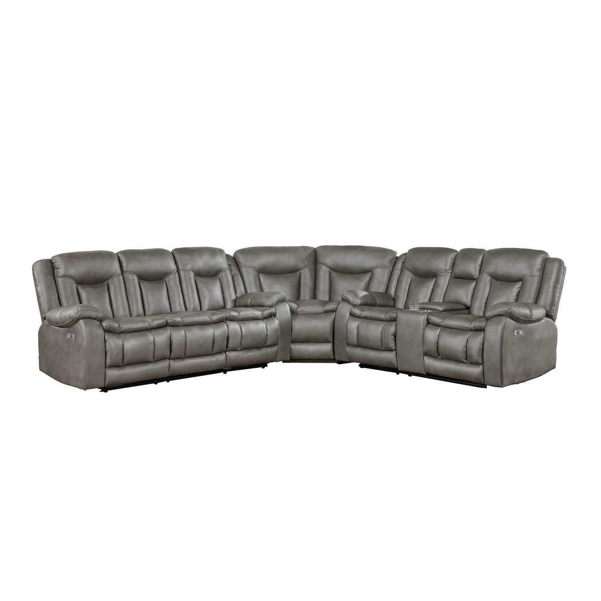 Morello - 3 Piece Manual Sofa/Loveseat/Wedge