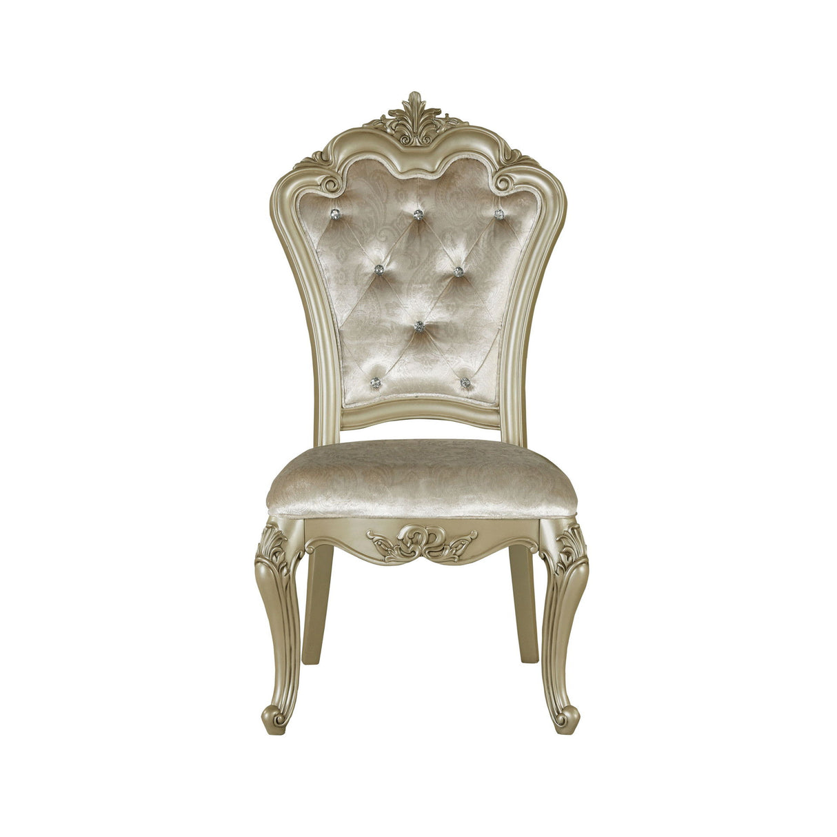 Monique - Silla lateral (Juego de 2) - Champaña