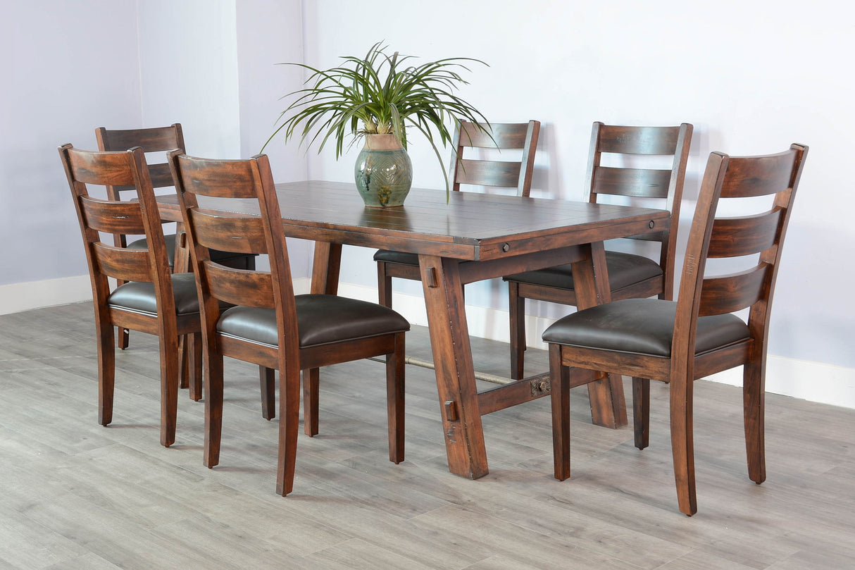 7 Piece Dining Set - Vintage Mocha