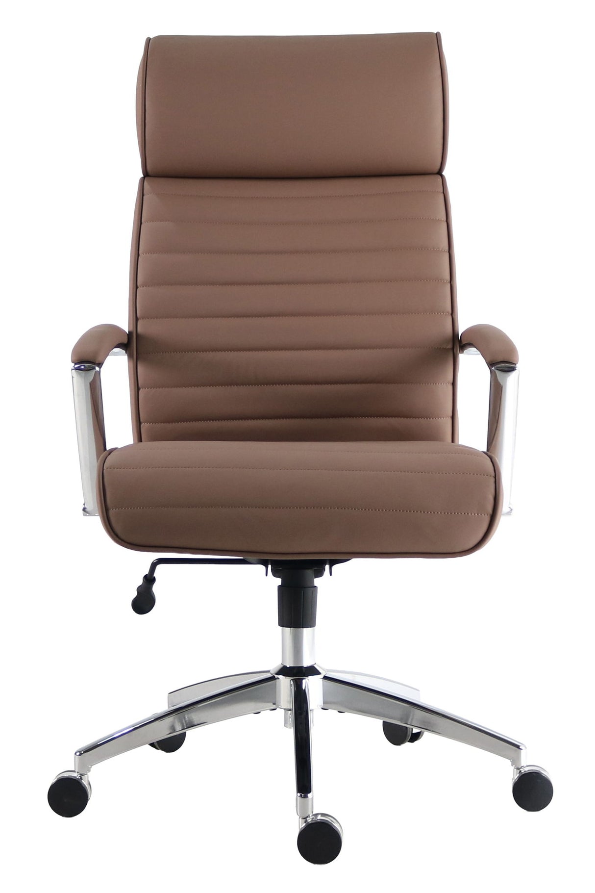 Silla de oficina alta de cuero vegano Dc
