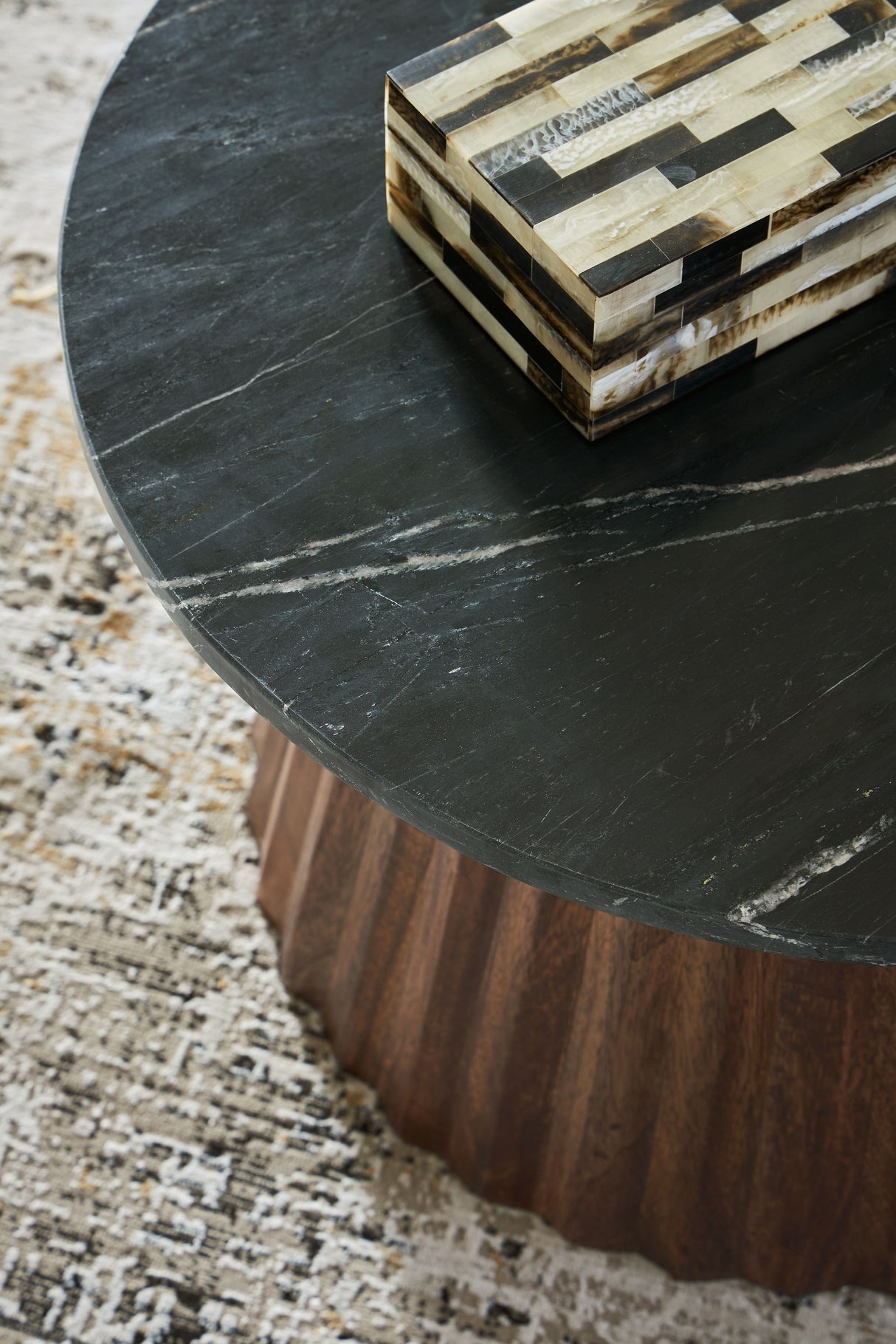 Ceilby - Mesa de centro Accent - Negro/Marrón