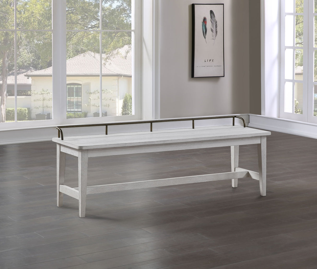 Pendleton - Banco de comedor - Blanco