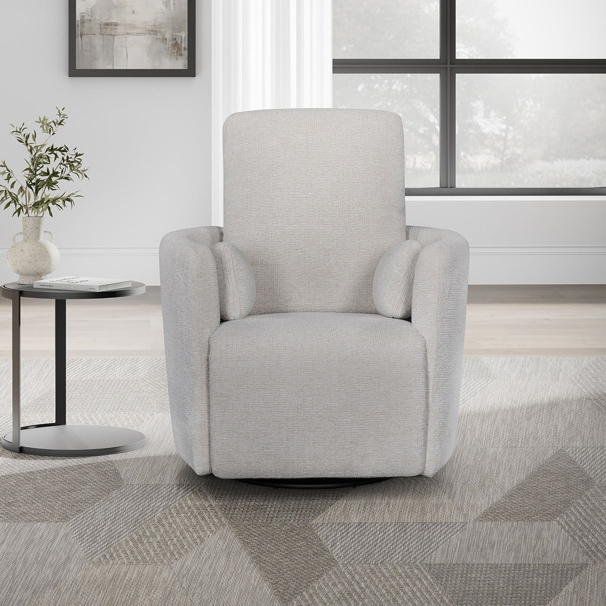 Turner - Sillón reclinable giratorio manual