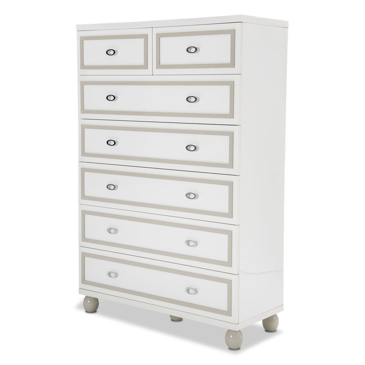 Sky Tower - 7-Drawer Chest - White