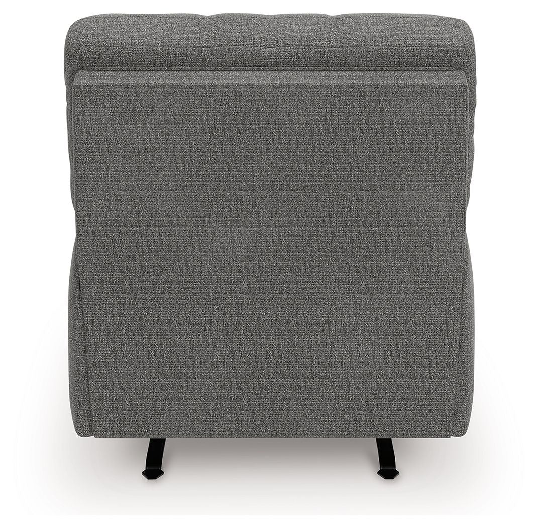 Clarington - Sillón reclinable balancín - Gris piedra