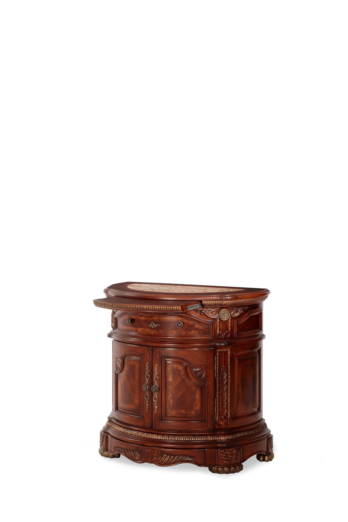 Cortina - Mesita de noche - Nogal miel