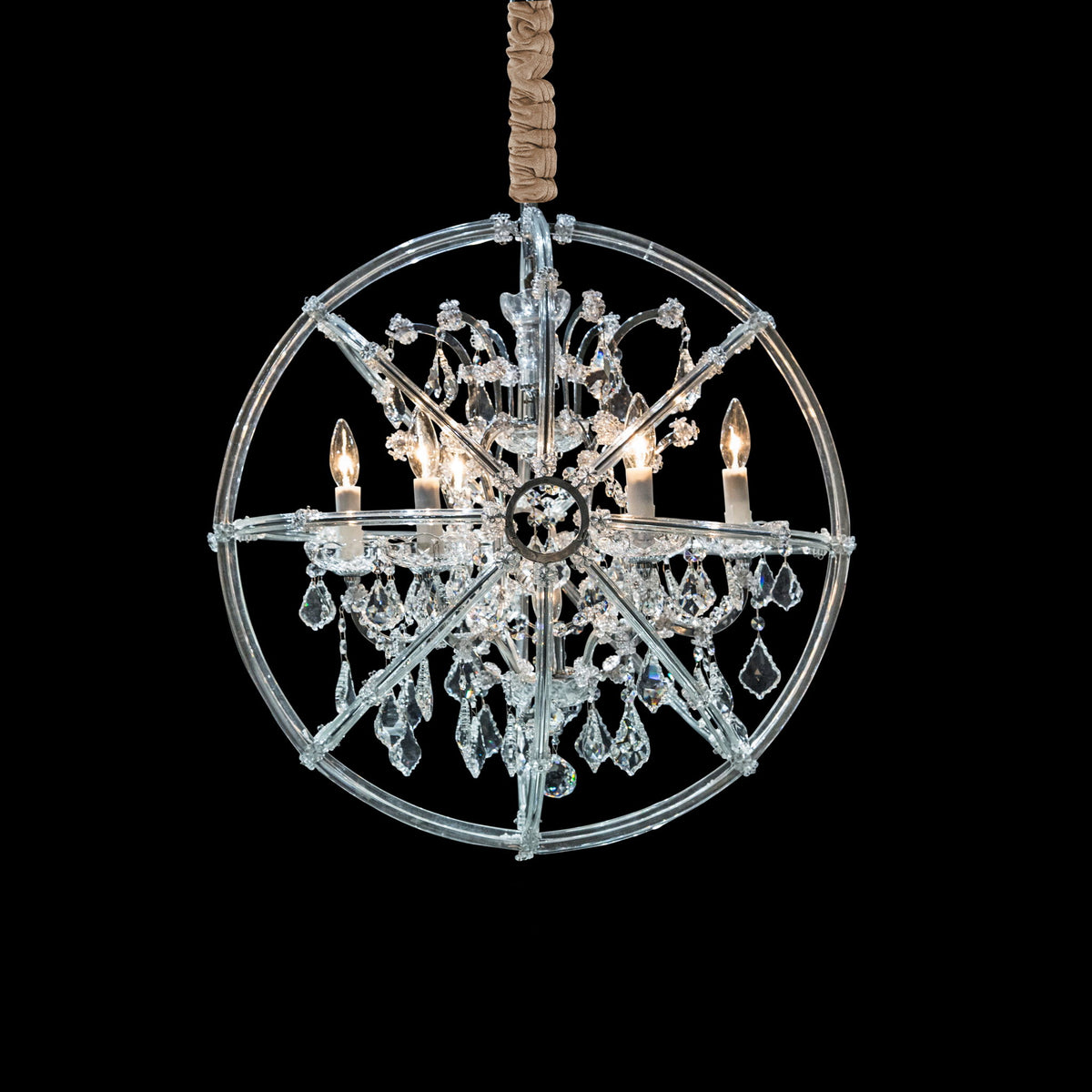 Michael Amini Lighting - Pena 6-Light Traditional Crystal Chandelier - Clear