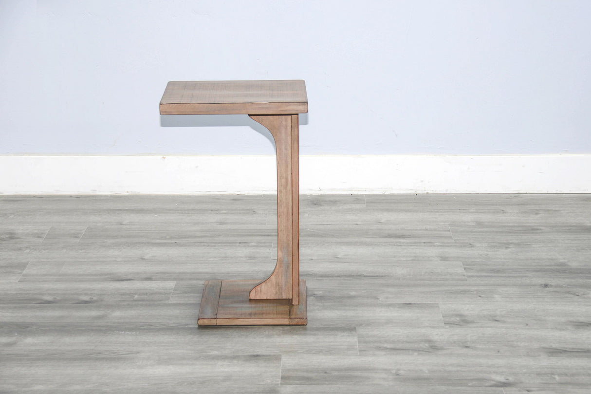 Arizona - Sofa Mate Table - Weathered Brown