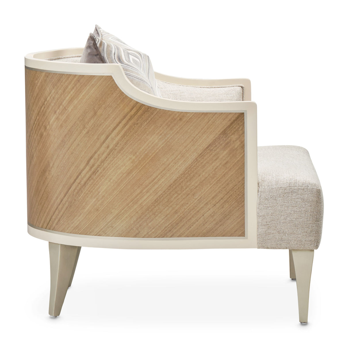 Camden Court - Accent Chair - Flax / Pearl