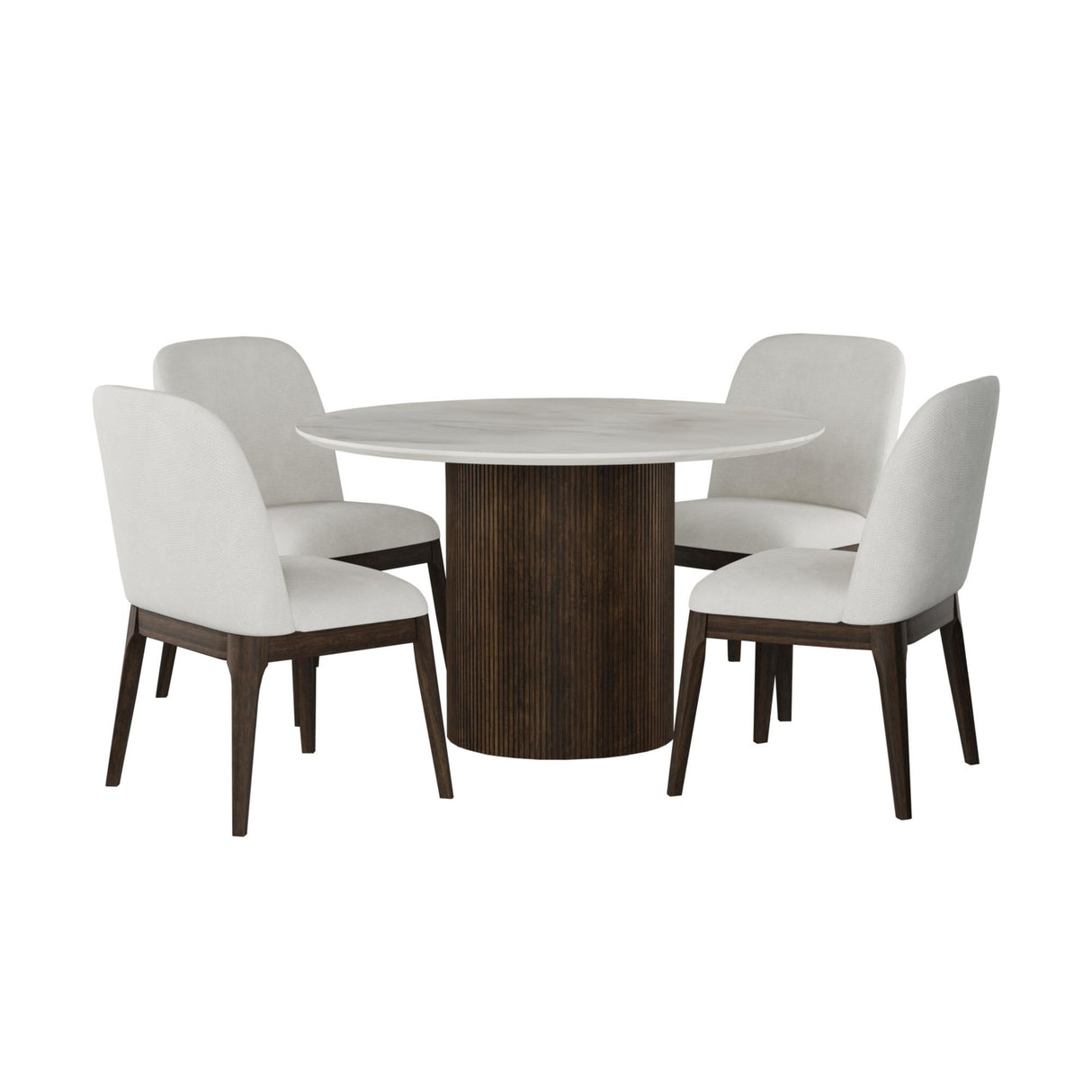 Sylvie - Juego de comedor de altura estándar
