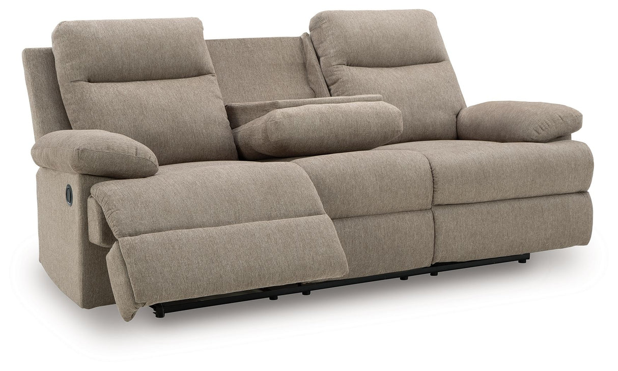 Side-Swipe - Sofá reclinable con mesa abatible