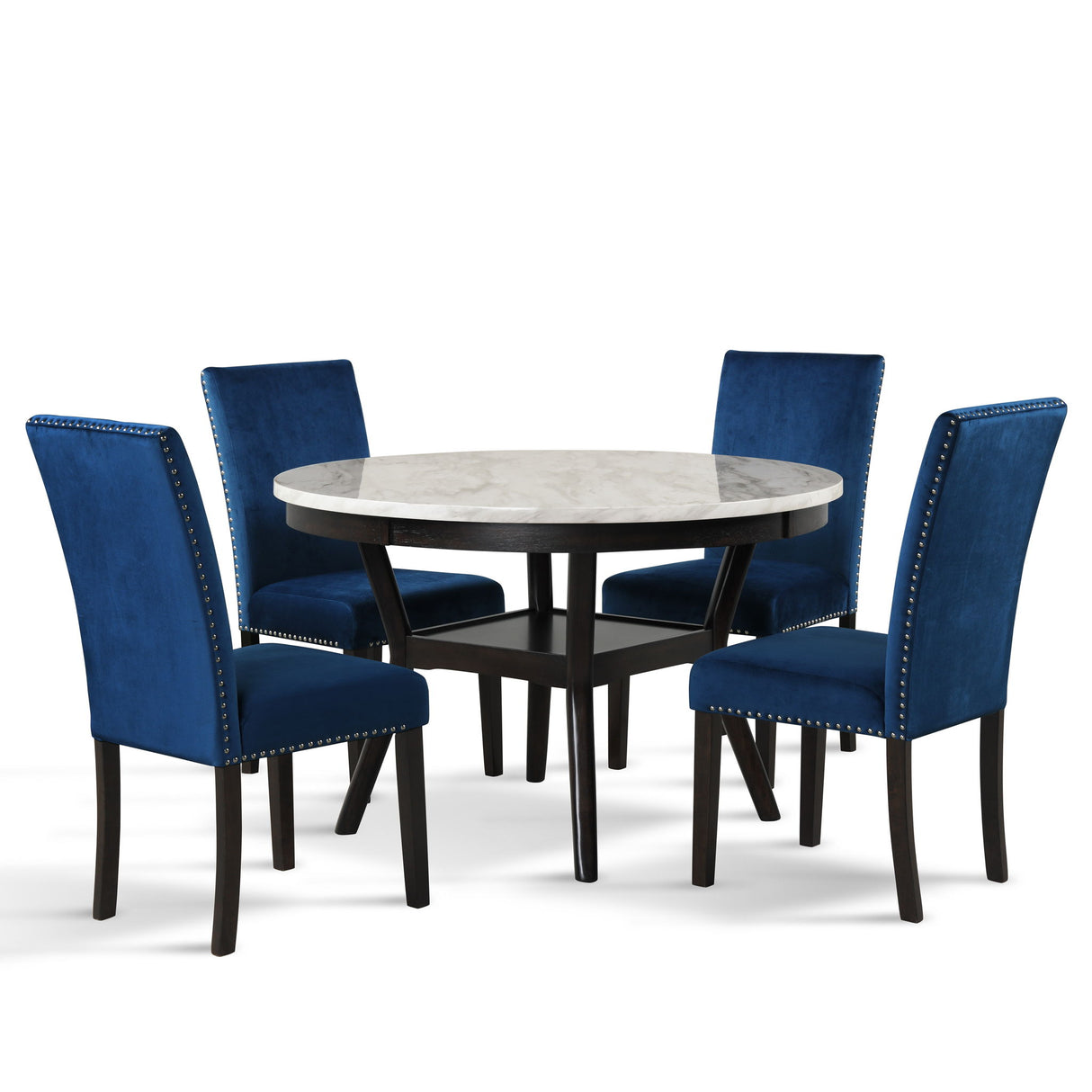 Celeste - Juego de mesa de comedor redonda