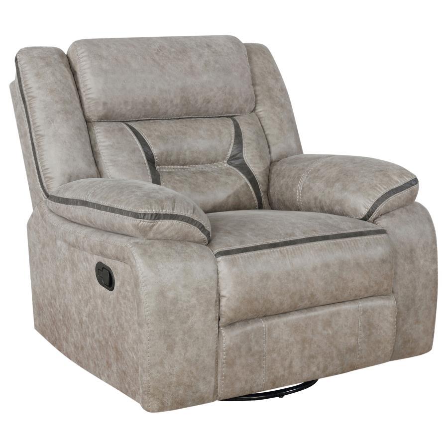 Greer - Upholstered Swivel Glider Recliner Chair