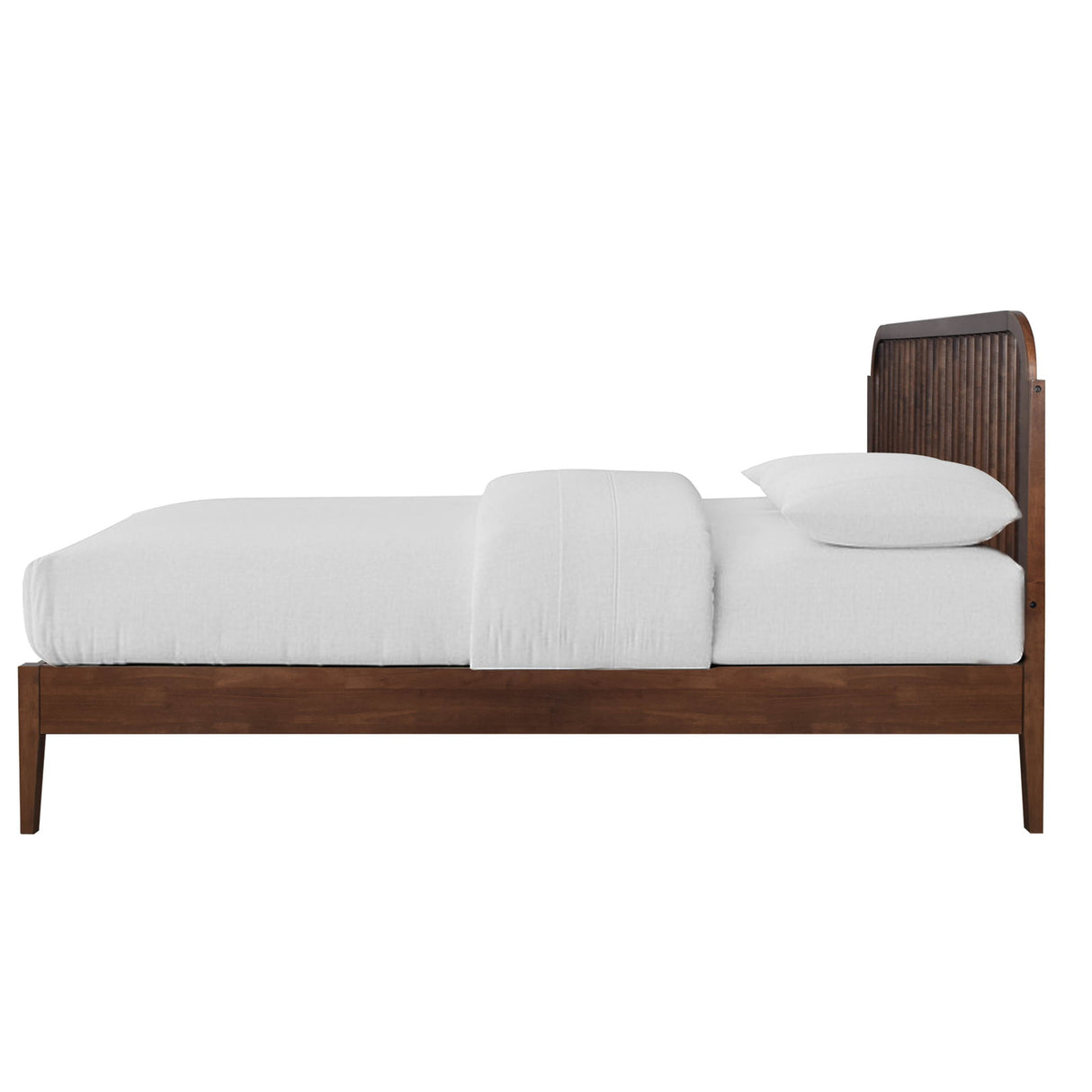 Cama Queen Soma - 5/0 con Husillo - Nogal