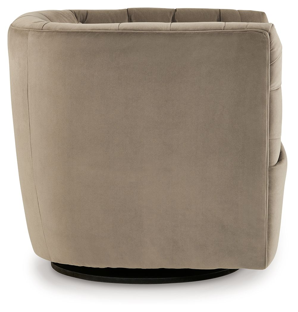 Hayesler - Swivel Accent Chair - Cocoa