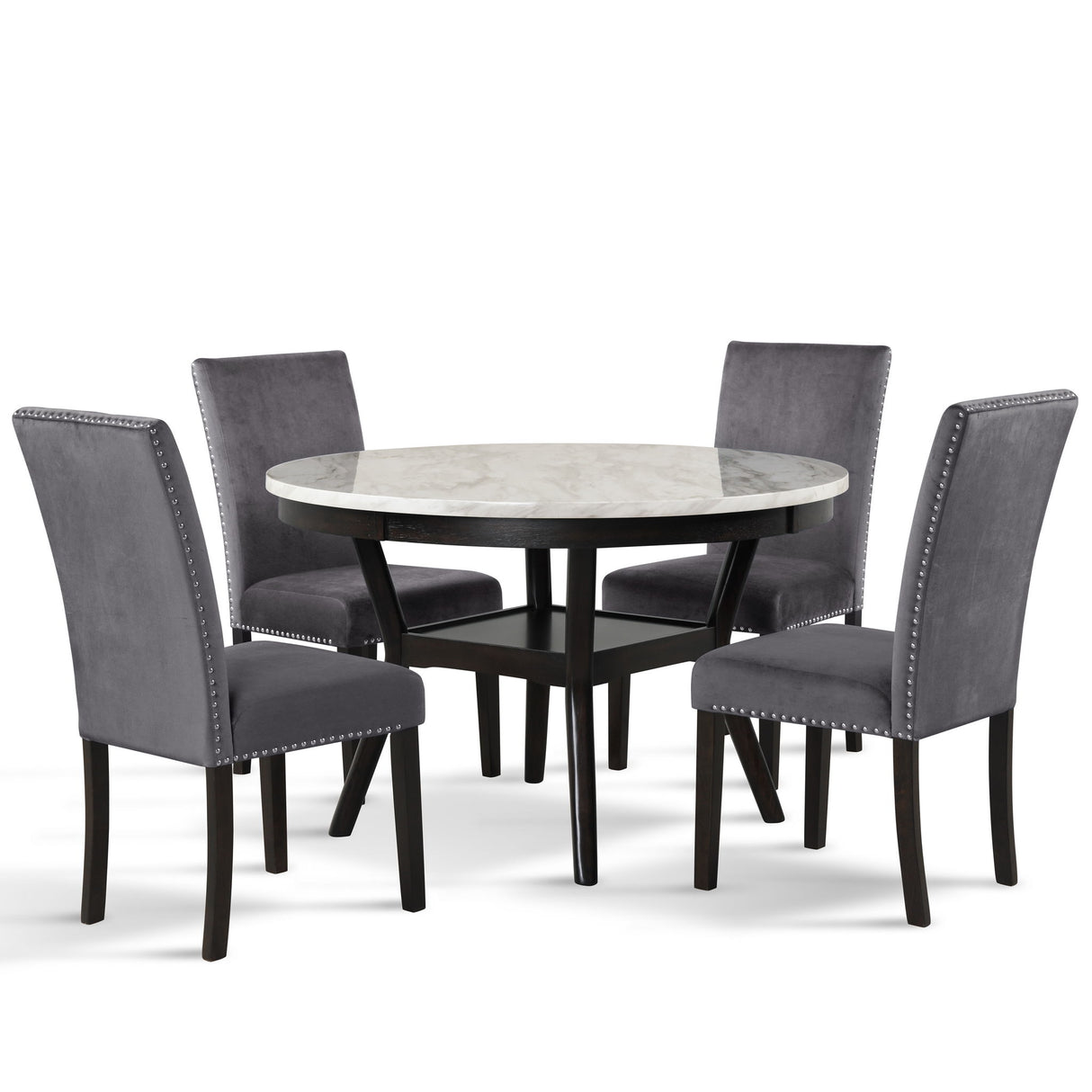 Celeste - Juego de mesa de comedor redonda