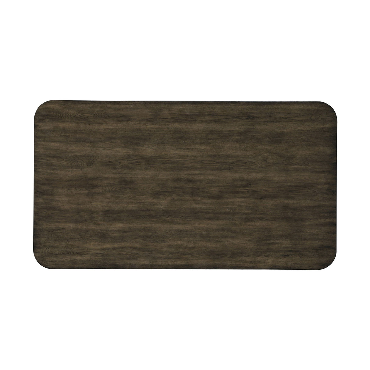 Rex - Mesa de comedor rectangular de tapa fija de 72" - Nogal
