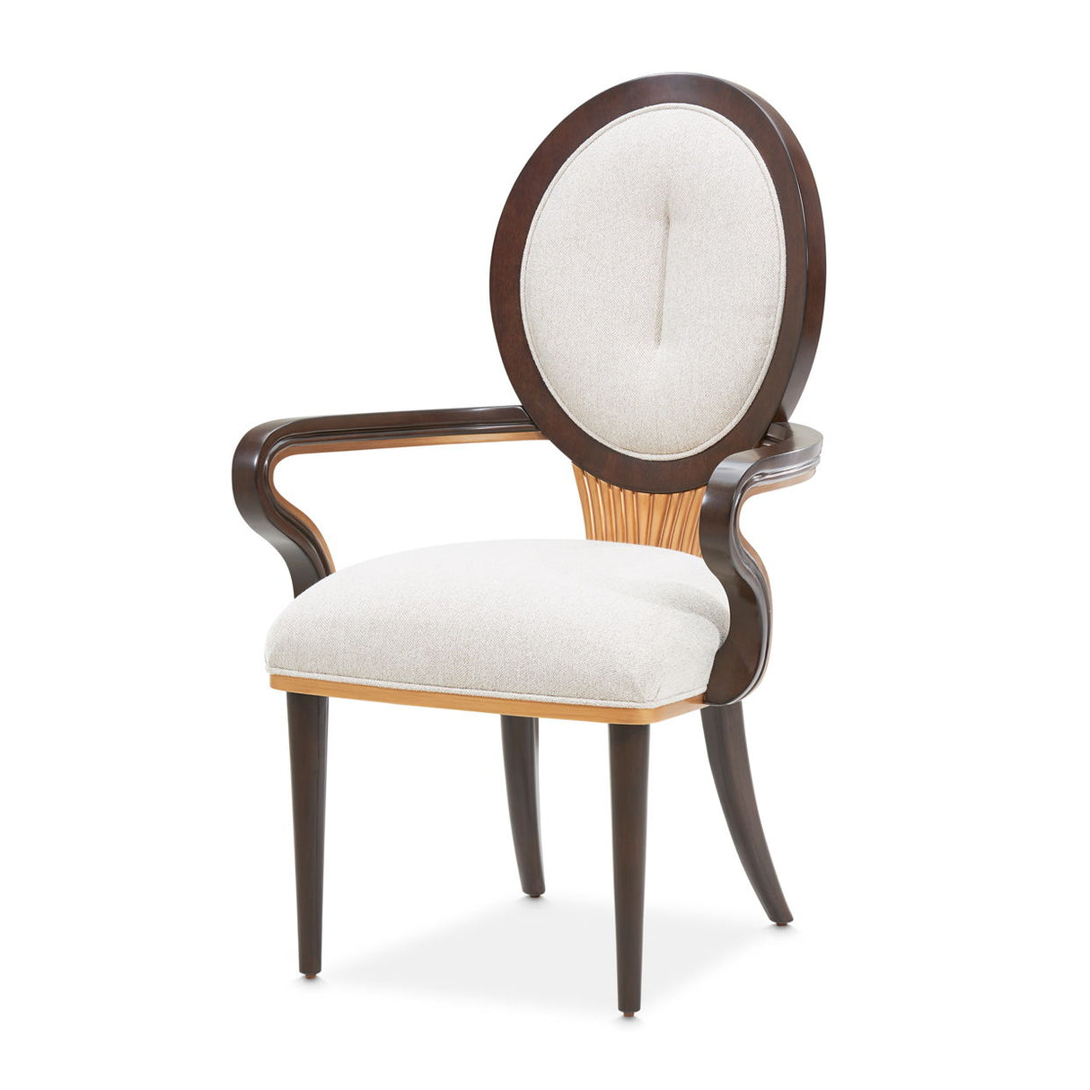 Camellia Field - Silla de comedor con brazos (Juego de 2)