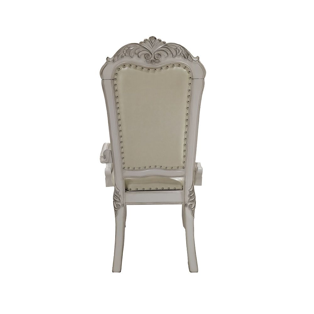 Dresden - Sillón (Set de 2) - Acabado en PU y Blanco Hueso