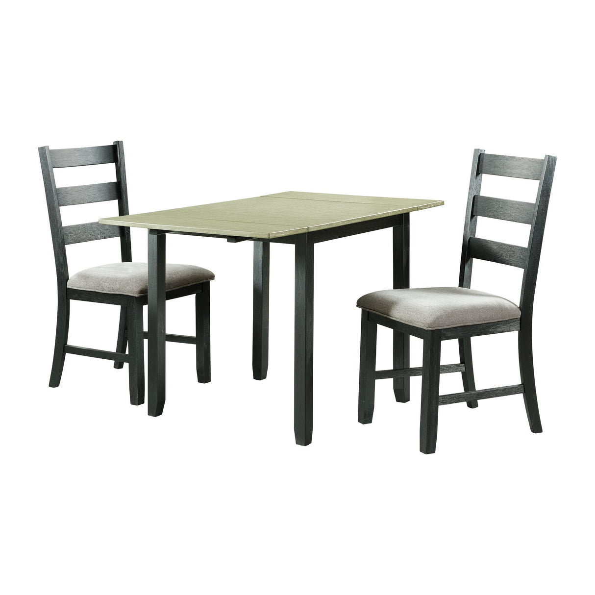 Martin - Juego de comedor con alas abatibles