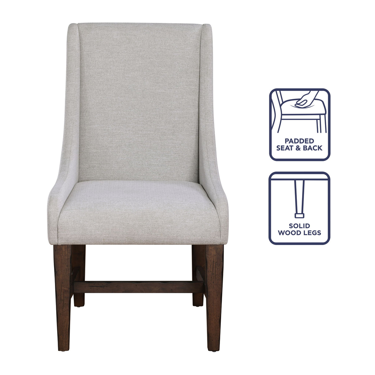 Auburn - Arm Chair - White alternate view 2