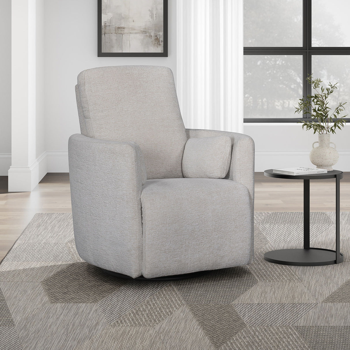 Turner - Sillón reclinable giratorio manual (Juego de 2)