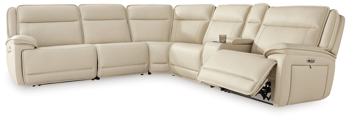 Double Deal - 6 Piece Reclining Sectional