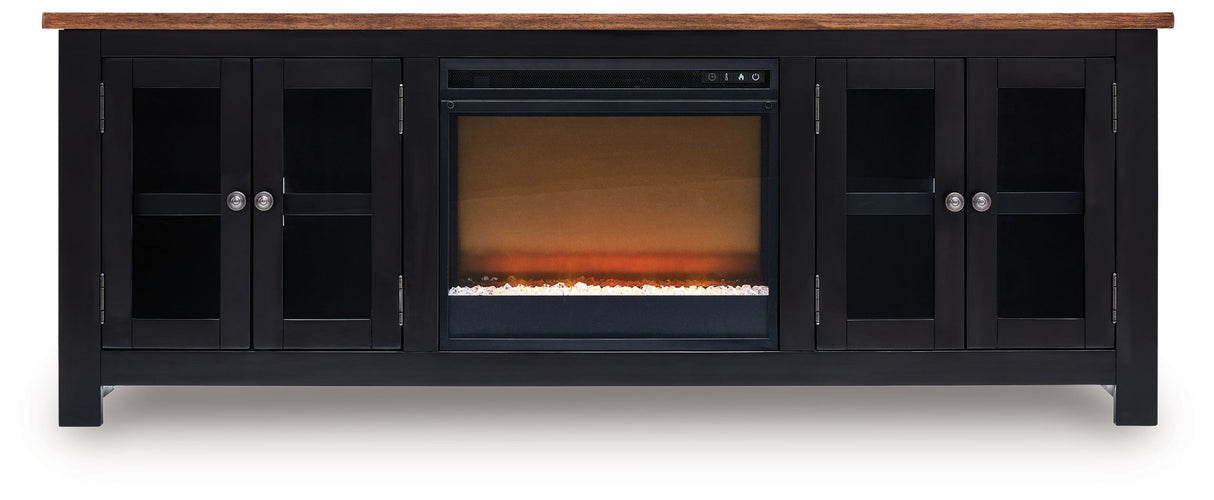 Wildenauer - 76" TV Stand With Electric Fireplace