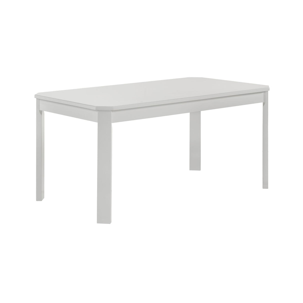 Juego de comedor Travis Youth - 5 piezas con mesa y 4 sillas - Blanco