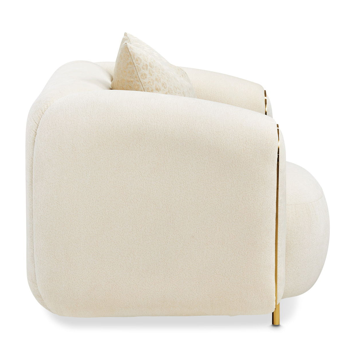 Sassani - Sillón decorativo - Crepé / Dorado