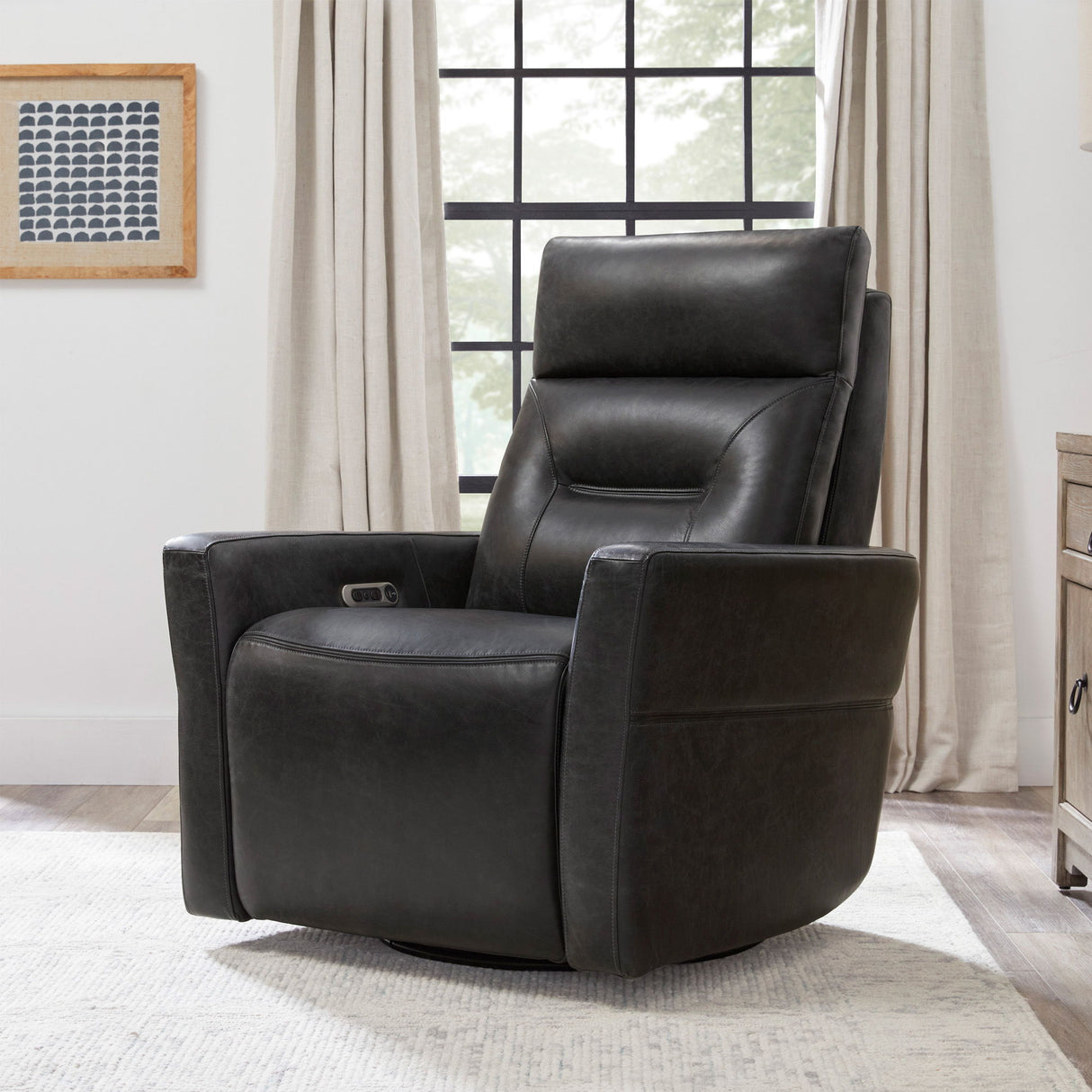 Remmington - Sillón reclinable giratorio eléctrico