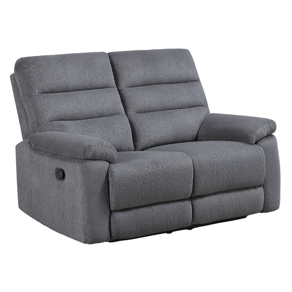 Cozy - Manual Recliner Loveseat - Gray