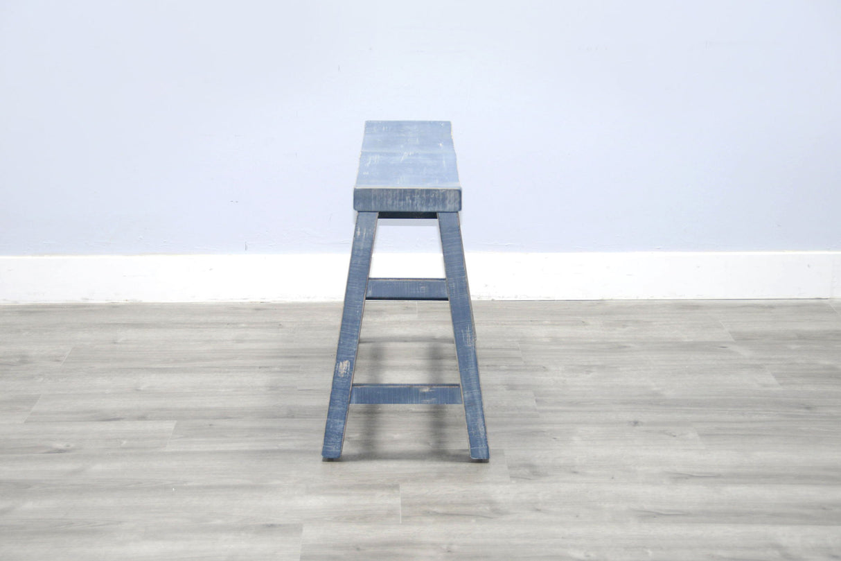 Marina - Bench With Wood Seat