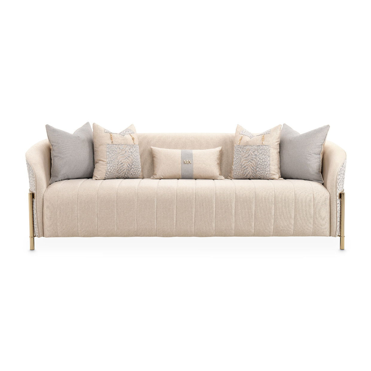 Lisbon - Sofa - Opal / Gold