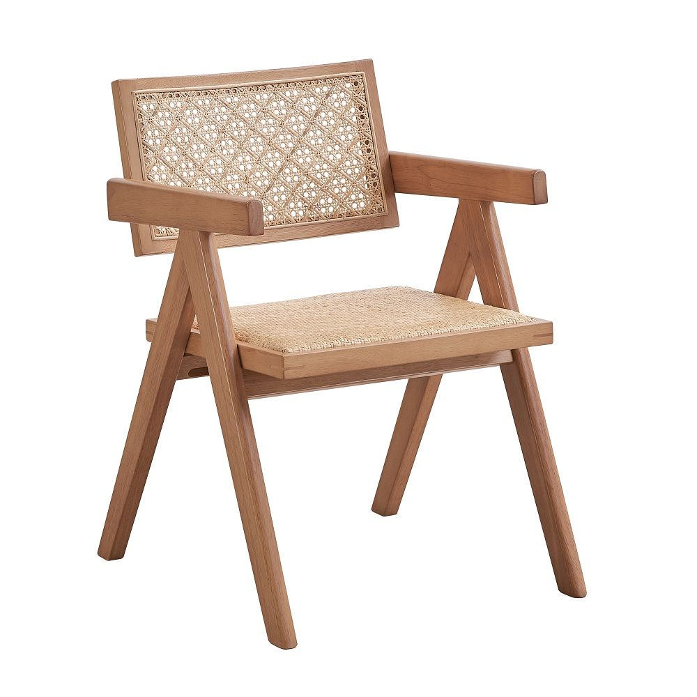 Velentina - Sillón (Juego de 2) - Ratán y Natural